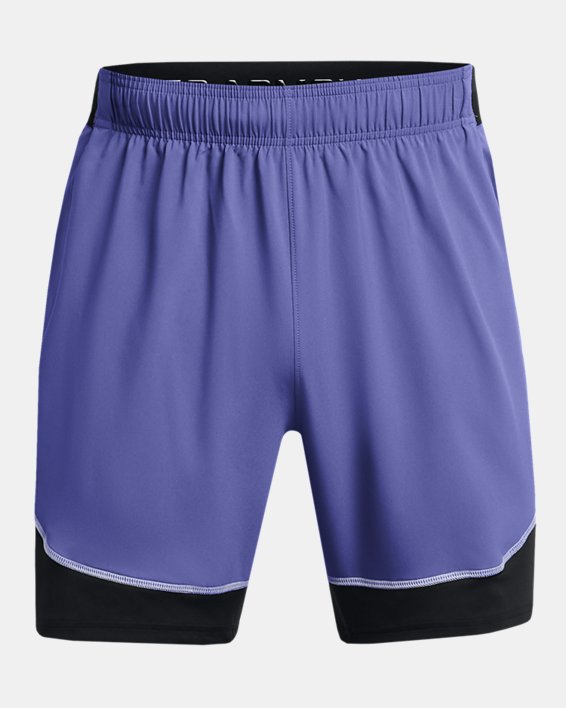 男士UA Challenger Pro訓練短褲 in Purple image number 4